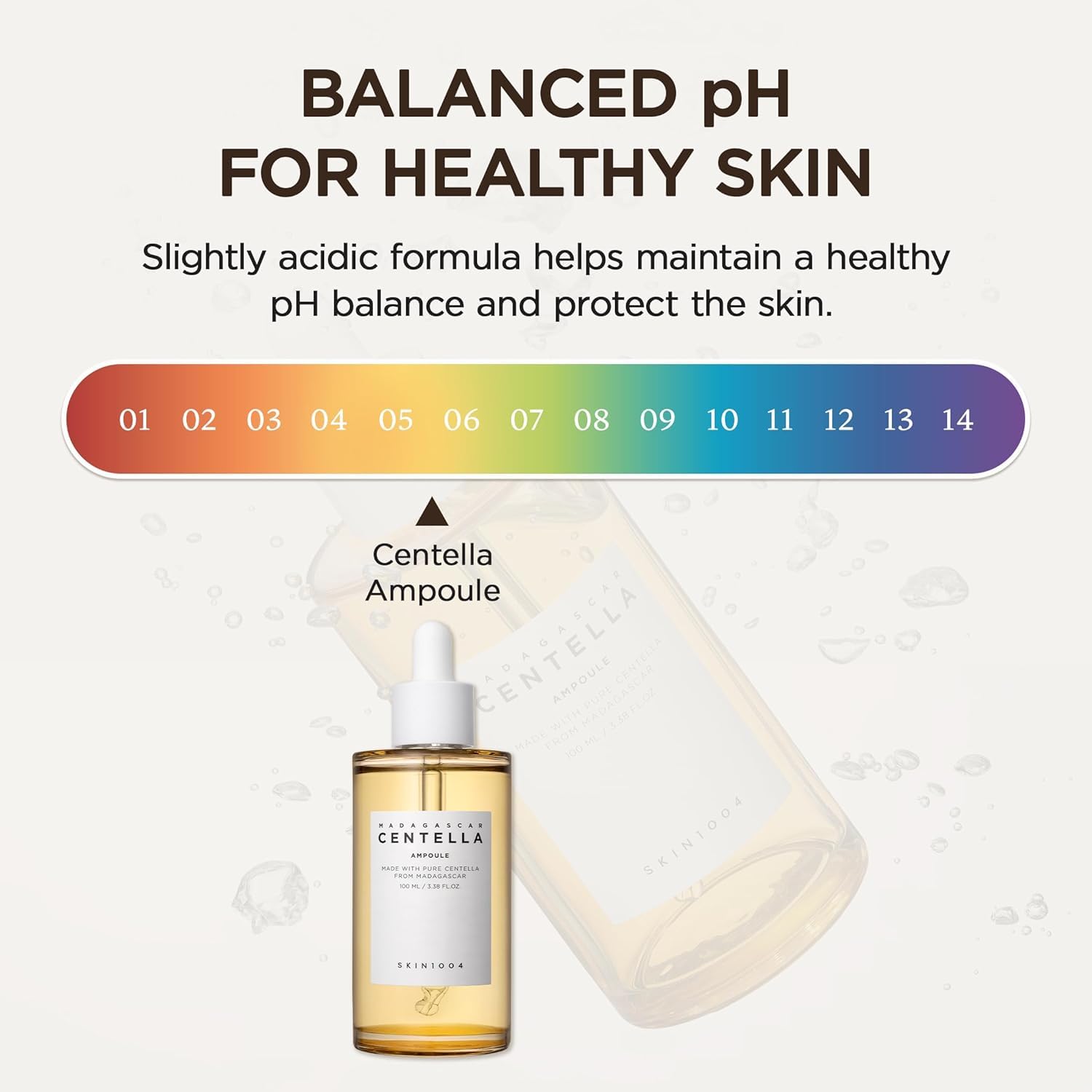 SKIN1004 Madagascar Centella Ampoule, Korean Face Serum with Centella Asiatica for Hydrating & Moisturizing Care, Soothing Facial Serum for Skin Balan