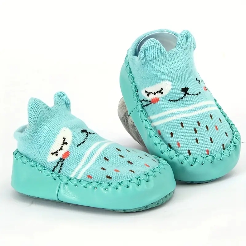 Cute Cartoon Slip On Sock Shoes For Baby Girls Toddler, Lightweight Comfortable Non Slip Flat Shoes For Indoor Outdoor, Summer