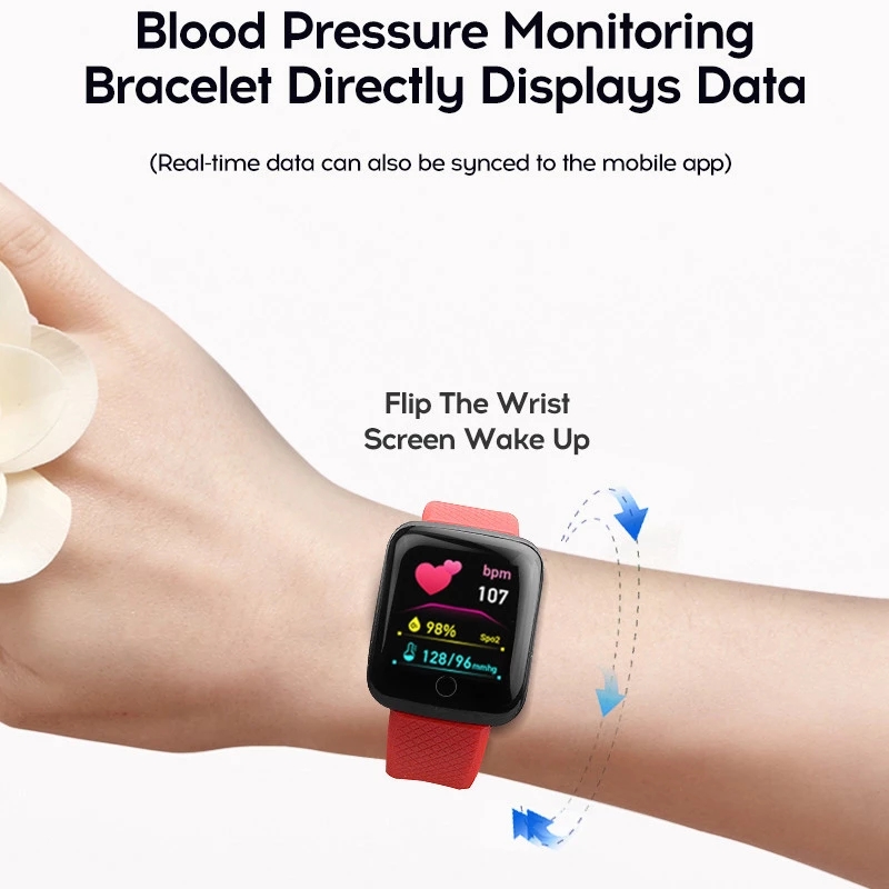 D13 Smart Watch Men Women For Android Apple Phone Waterproof 116Plus Heart Rate Tracker Blood Pressure Oxygen Sport Smartwatch
