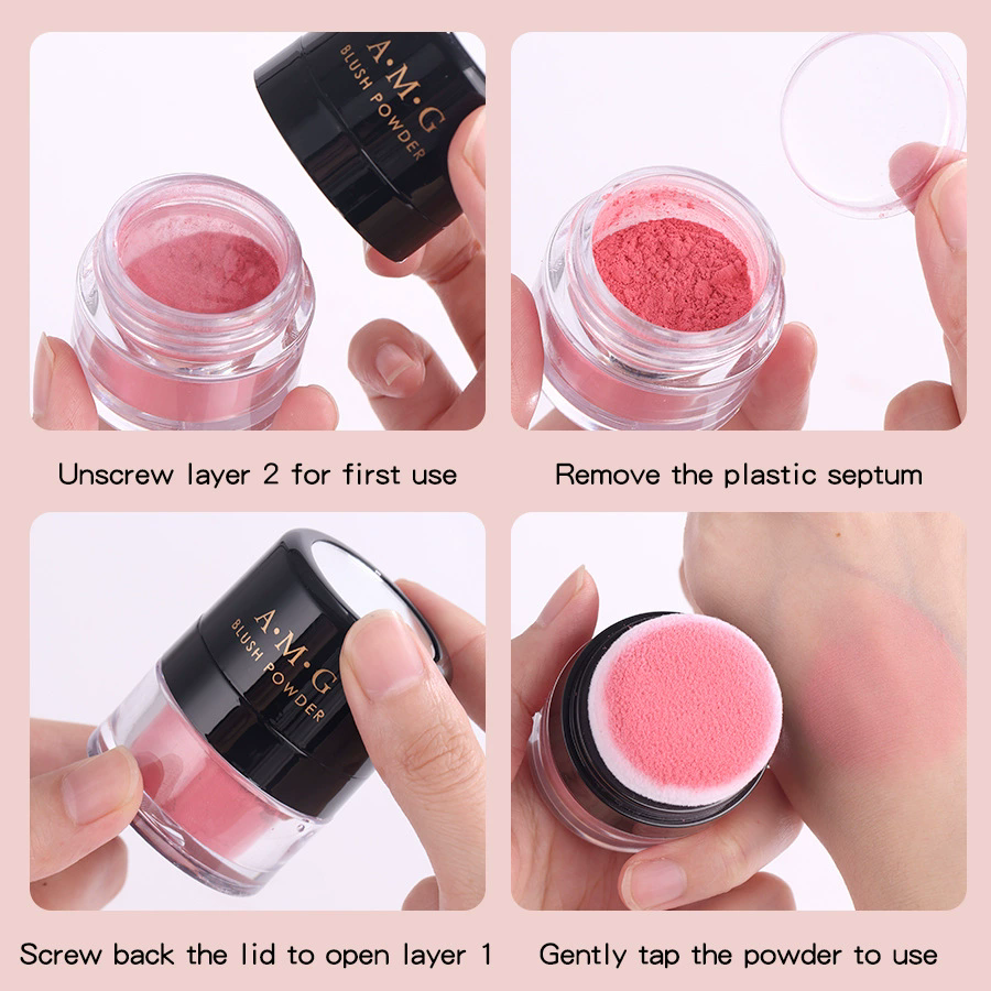 1PC Top Beauty Makeup Red and Pink Multi color Waterproof Matte Brightening Easy Coloring without Stain