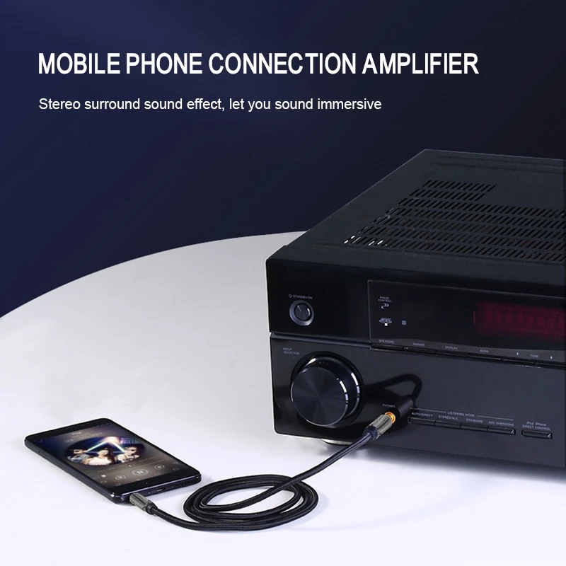 1m/2m/3m Aux Audio Line 3.5mm Male to 3.5mm Male Audio Cable Stereo Car Aux Audio Line Public Audio Line 3.5mm Digital Cables