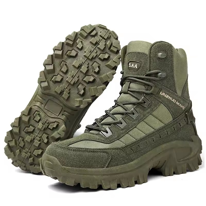 Men's Boots Outdoor Non-slip Boots Hiking Desert Ankle Hunting Shoes Work Safty Men Boots Outdoor Cycling Shoes