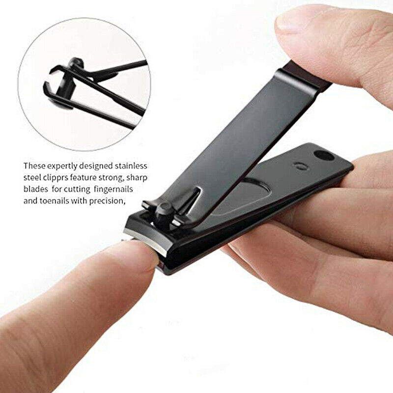 Professional Stainless Steel Nail Clipper Travel Fingernail Cutter Trimmer Machine Toenail Scissors Nippers Plier Pedicure Tool