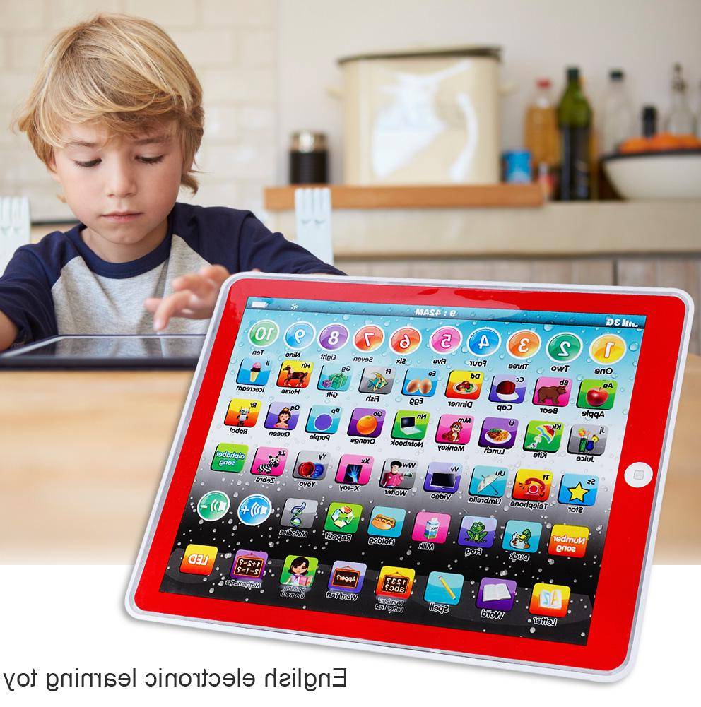 Learning Machines Electric Tablet Touch Screen Kids Baby Early Educational English Learning Story Telling Musical Toy