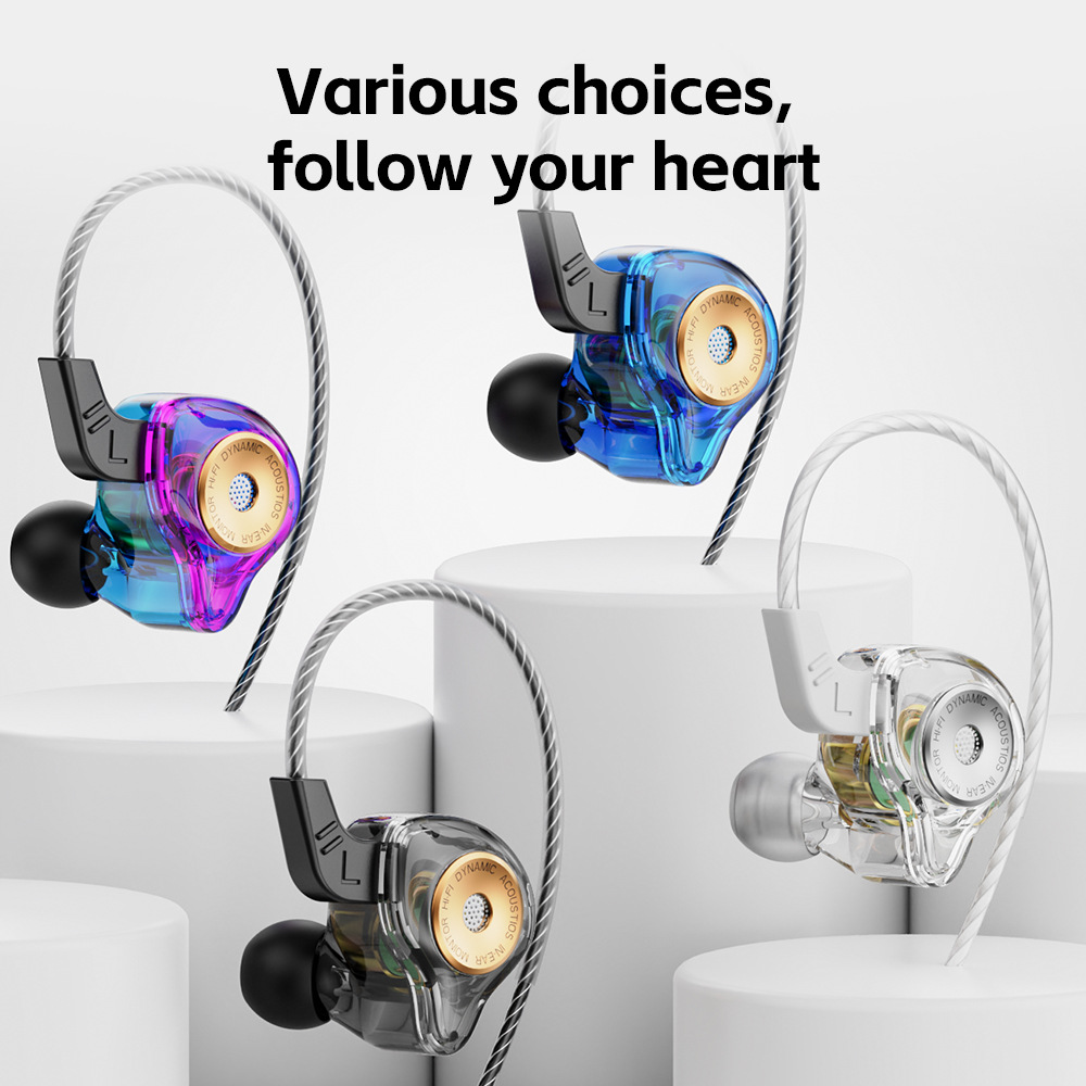 QKZ AK6-Ultra In-Ear Dynamic Earphones Mobile Phone Monitor Earphones Music Wired Control With Microphone