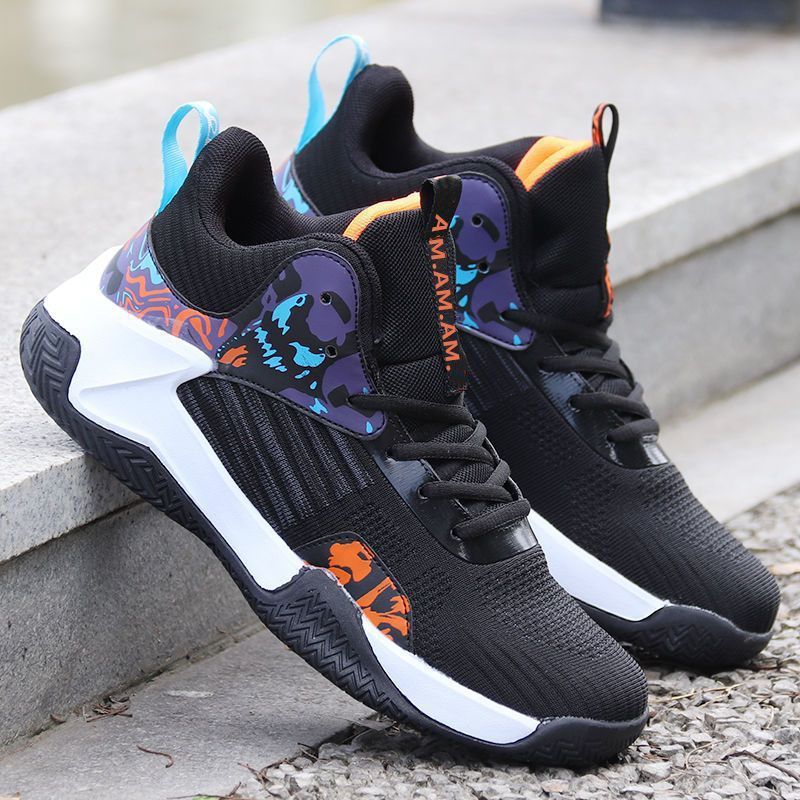 breathable durable fashion outdoor men basketball running sports gym shoes fashion sneakers trainers