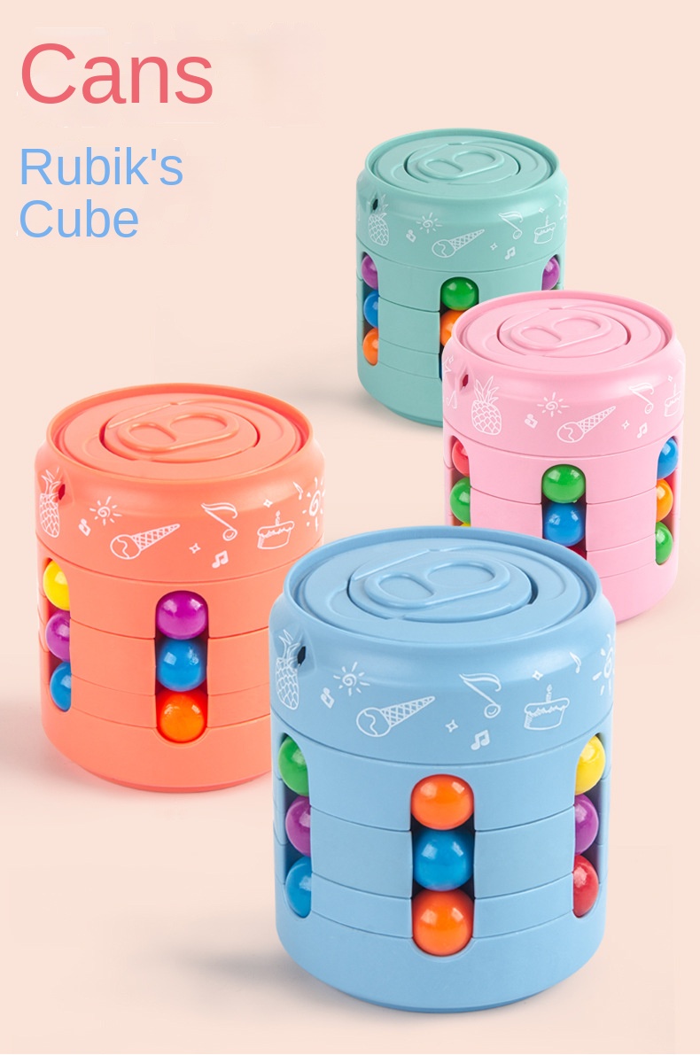 5.6 * 6.8cmAnti-stress thinking development ball magic bean burger Rubik's cube toy stress toy stress ball stress reliever toys