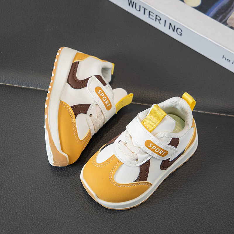 1Pair New children's sports shoes with breathable soft soles for girls and babies, functional boys' sports shoes for children