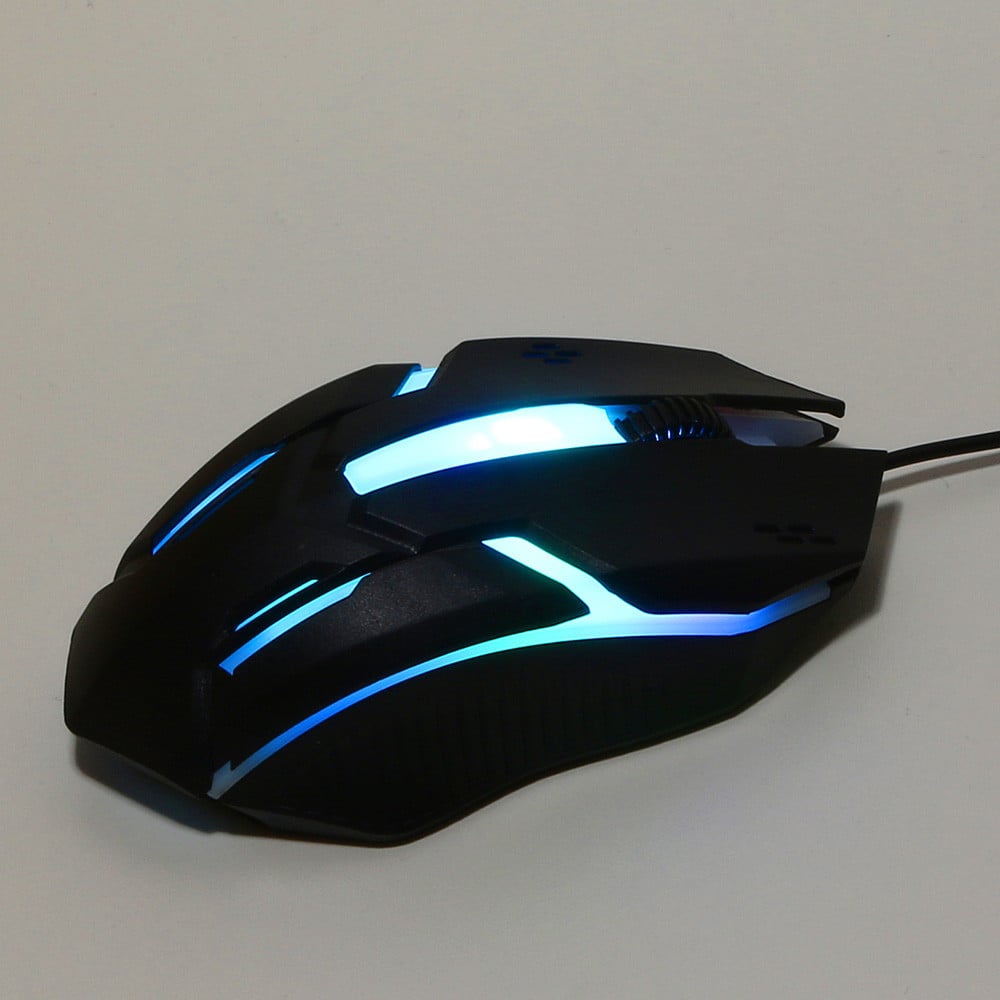 Wired Mouse Fashion LED Light Optical Portable Mouse USB Plug And Play Mouse Ergonomic Professional Gaming Mice For Gaming
