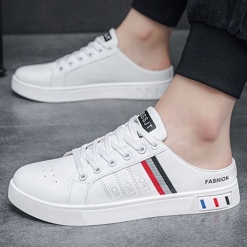 Summer Men Slippers Comfortable Casual Shoes for Men Fashion Flat Sneakers Half Slippers Tenis Masculino