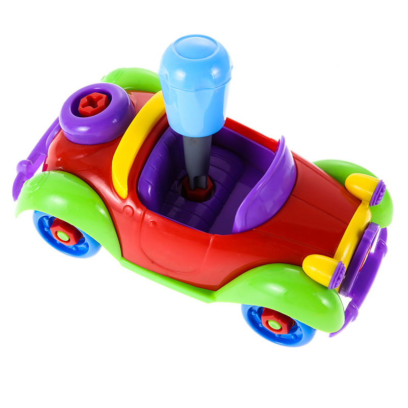New Kids Car Toys Multi-Color Funny Baby ABS Plastic Car Airplane Puzzle Toy Assembly Early Children Educational Gift Toy