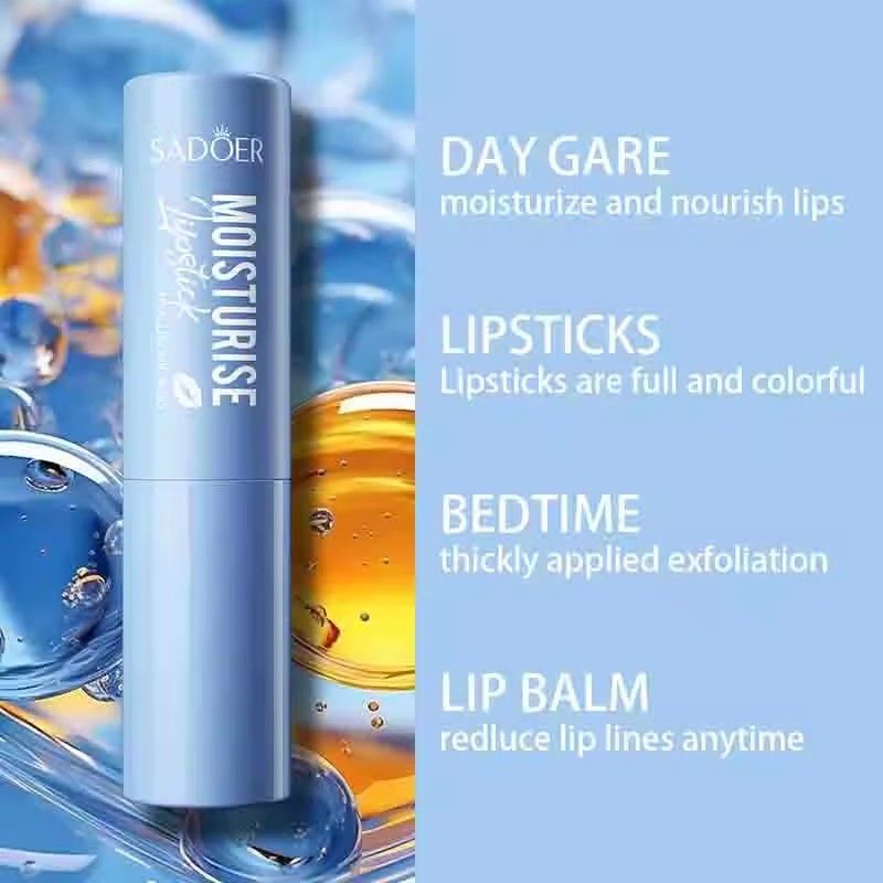 SADOER Hyaluronic Acid Lipstick – Creamy Matte Finish Lipstick with Plumping Hydration & Natural Radiance Boost