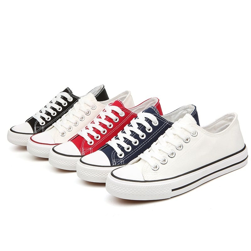 Breathable flat casual white shoes women's vulcanized sneakers catwoman spring and autumn canvas shoes