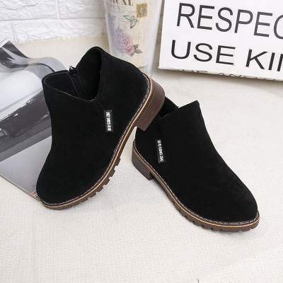 Martin boots, women's boots, frosted skin, new ladies, women's shoes, flat bottomed shoes, and women's boots