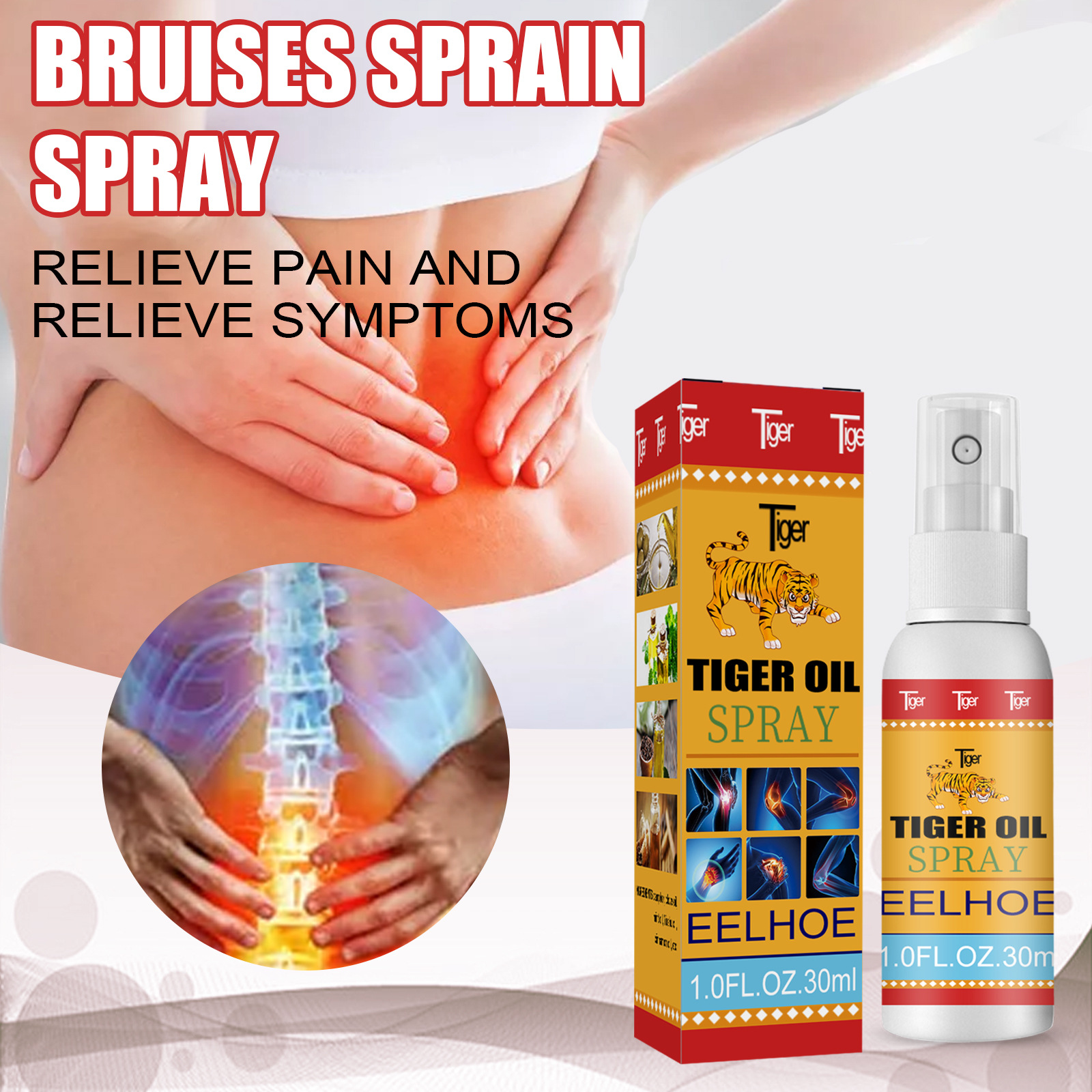 Thailand tiger oil Chinese medicine for treating rheumatic arthralgia, muscle pain, bruising and swelling