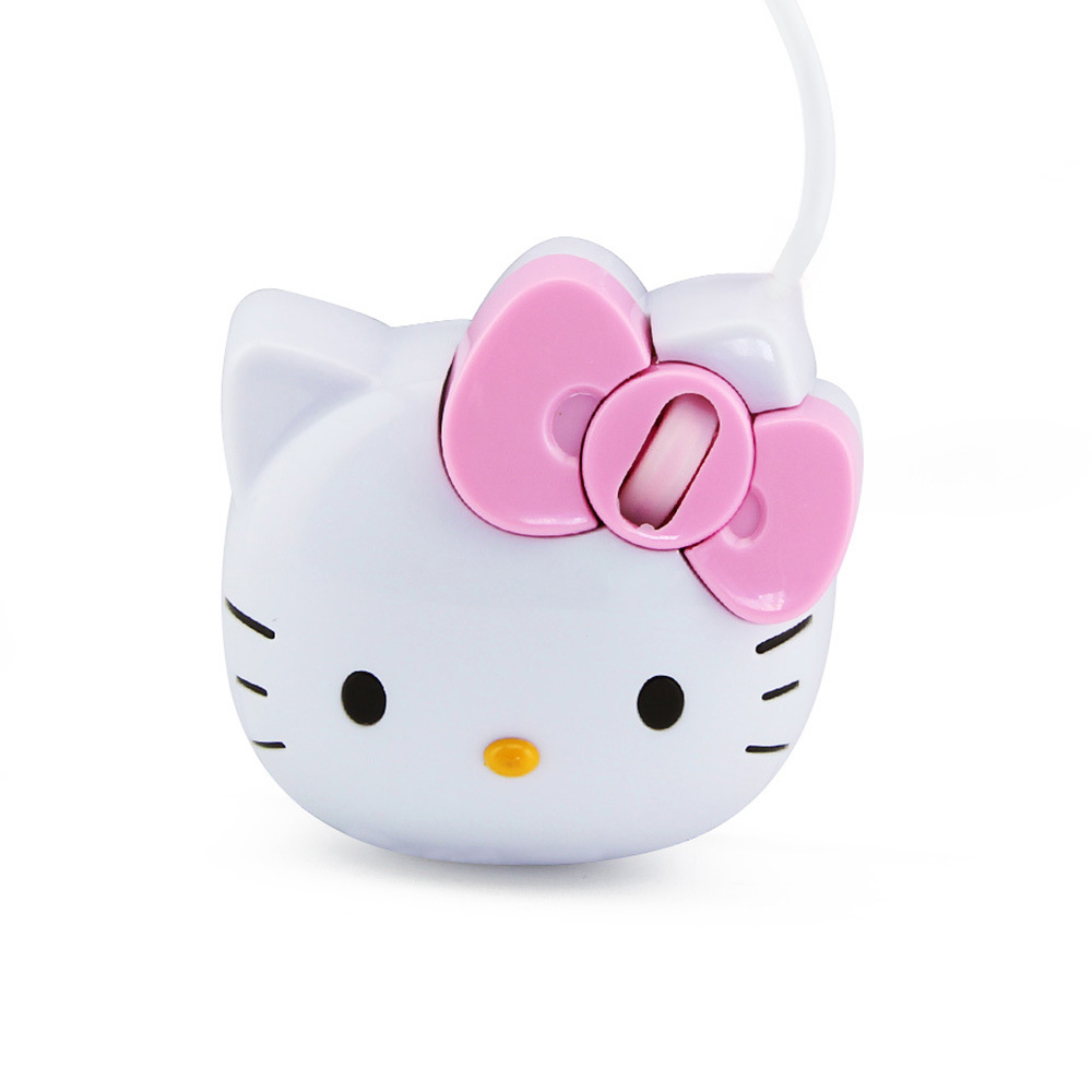 Kitty Cat Head Mouse Creative Cute Cartoon Ultra Thin Girl Mouse