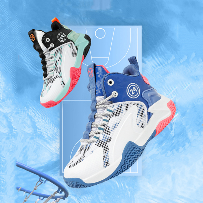 Kids Basketball Shoes Boys Sneakers Children Casual Shoe for Girls Boy Running Trainers Footwear Sport Mesh Braethable Shoe