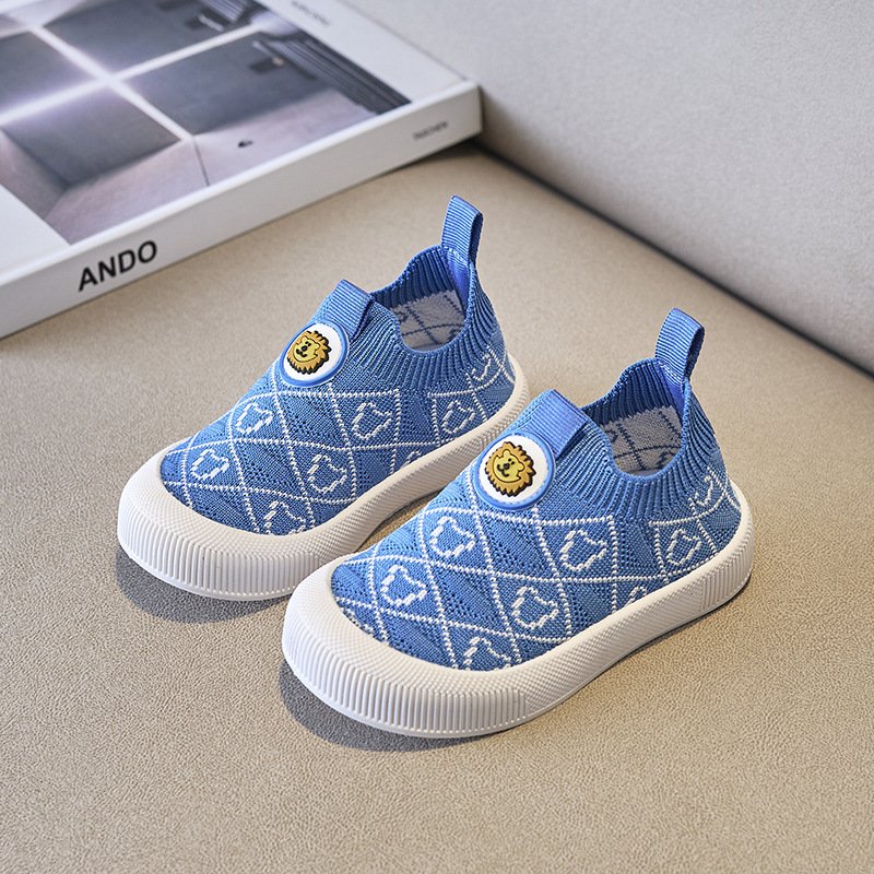 Children's shoes, trendy children's board shoes, low cut children's casual shoes, fly woven baby shoes