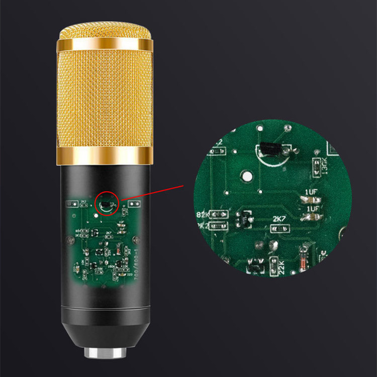 BM-800 karaoke condenser microphone for PC studio broadcasting singing recording microphone microphone kit