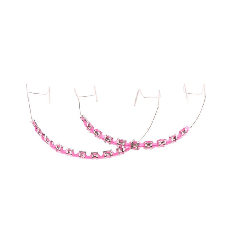 Temporary Tooth Decoration With Braces Box Comfortable Metal Bracket Gift for Family Temporary Tooth Decoration with Metal Wire