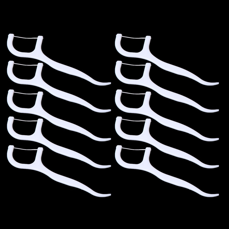 50pcs Dental Floss Flosser Picks Teeth Toothpicks Stick Tooth Clean Oral Care