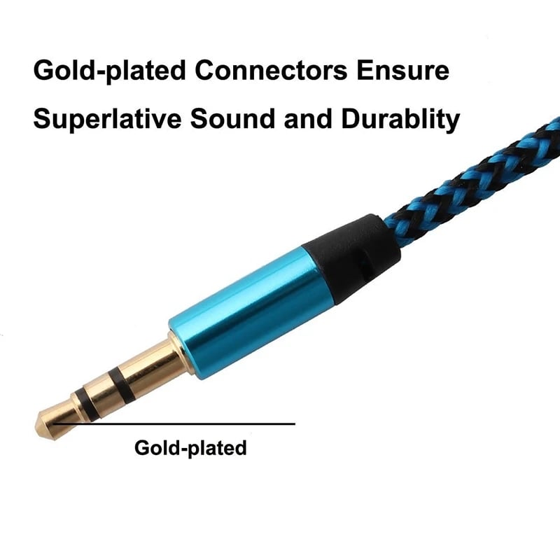 3.5mm Stereo Car Auxiliary Audio Cable Male To Male for Smart Phone aux 3.5mm male audio Cable Car Audio Cable Random Color 1PC