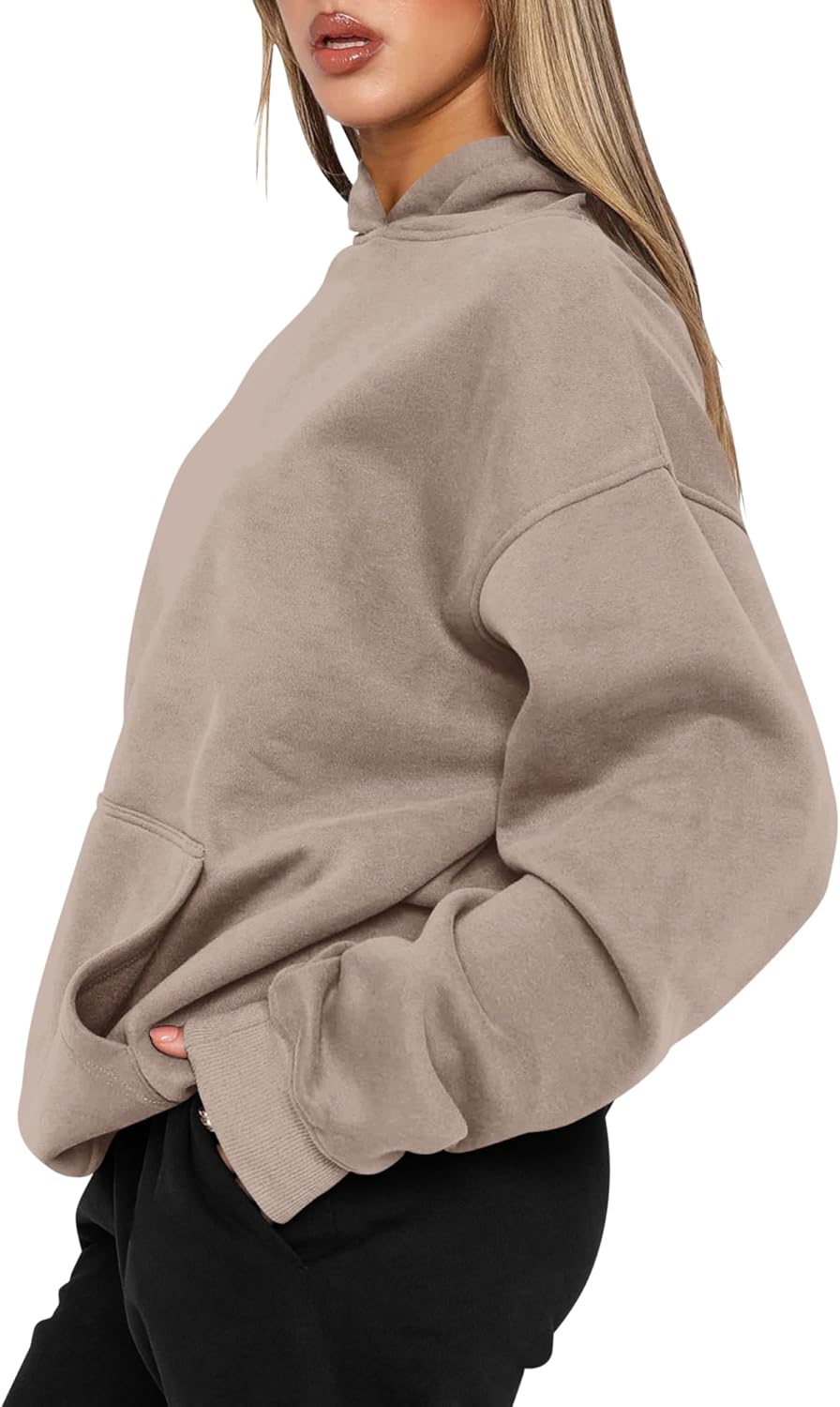 TICTICMIMI Women's Hoodies Sweatshirts Cute Long Sleeve Tops Loose Fleece Pullover Shirts with Pocket