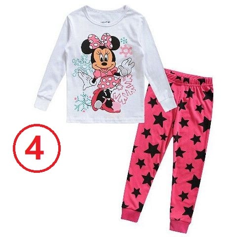 2pcs/Set Children Set girls Shirt Pant Set Baby Kid Pajamas Nightwear Home Clothing Set Kids Cotton Suit Wear