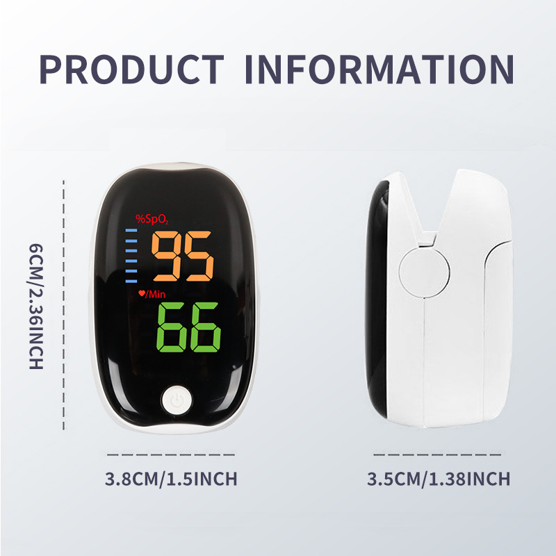 Medical Portable Finger Pulse Oximeter Blood Oxygen Heart Rate Saturation Meter OLED Oximetro De Dedo Saturometro Monitor