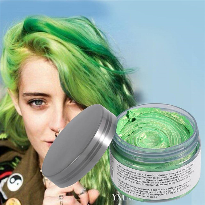 Hair color wax hair dye permanent hair colors cream unisex strong hold grandma grey disposable pastel dynamic hairstyles