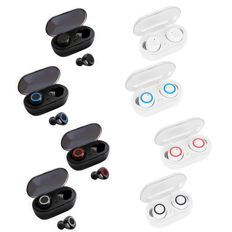 JC TWS Y50 Wireless Earphones Bluetooth Noise Cancelling HIFI Stereo Sport Earbuds For Smartphones iPhone Xiaomi huawei