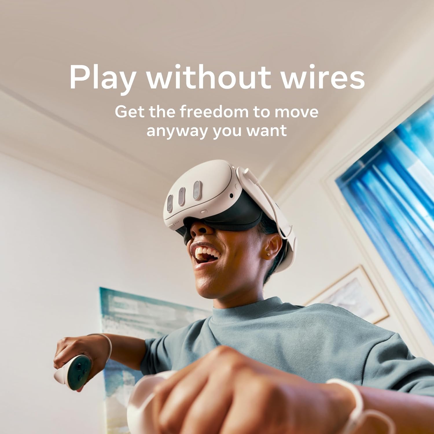 Meta Quest 3 512GB | VR Headset — Thirty Percent Sharper Resolution — 2X Graphical Processing Power — Virtual Reality Without Wires — Access to 40+ Ga