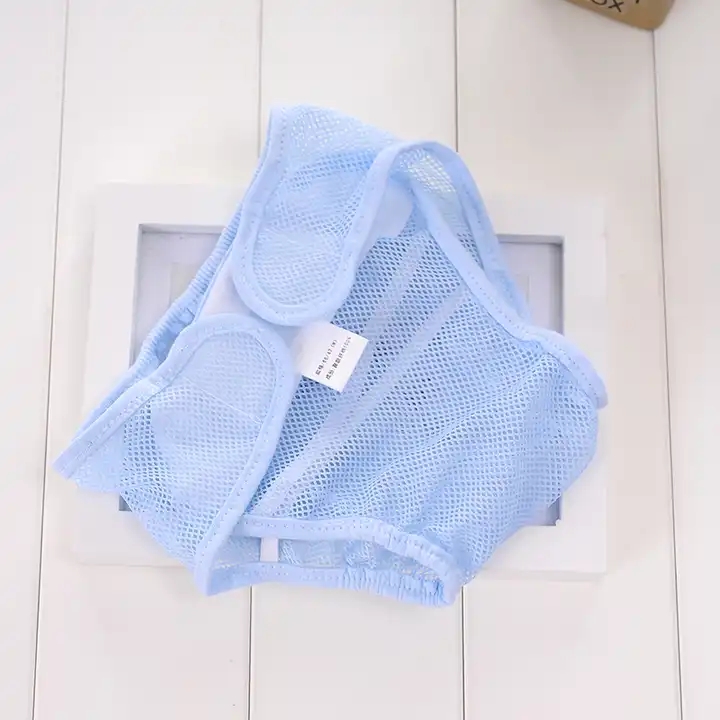Excellent Quality Bonded Cotton Material Mesh Breathable Comfortable Toddler Diapers