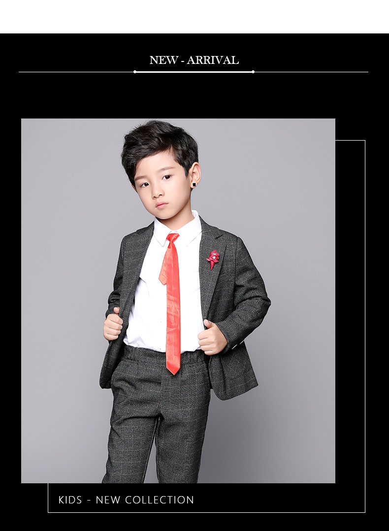 2PCS Baby Boys Suits Formal Kids Blazers School Suit for a Boy Child Costume Wedding Wear 3-10Y Cotton Children Clothing Sets