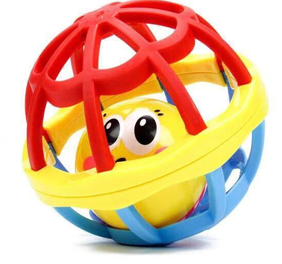 Baby Early Education Toys 0-1 Year Old Baby's Hand Grip Ball And Newborn's Bitable Soft Rubber Fitness