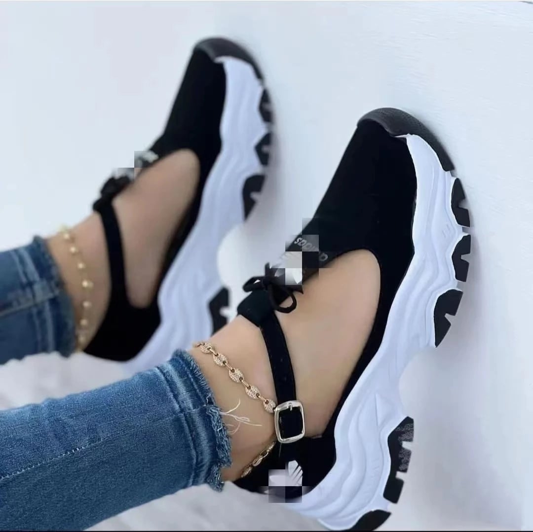 Women's Sandals Sneaker Spring Platform Buckle Brock Large Size Women's Shoes on Offer with Sandales Femmes