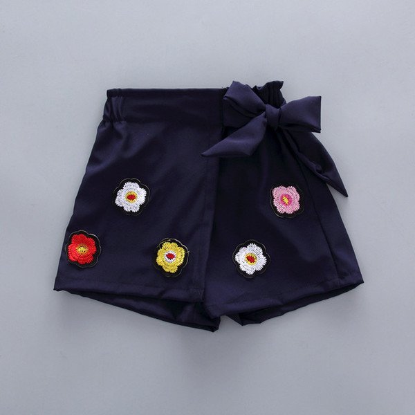 children suit Girl sets cute petal top T-shirt + shorts 2 pieces Baby girl clothes sets