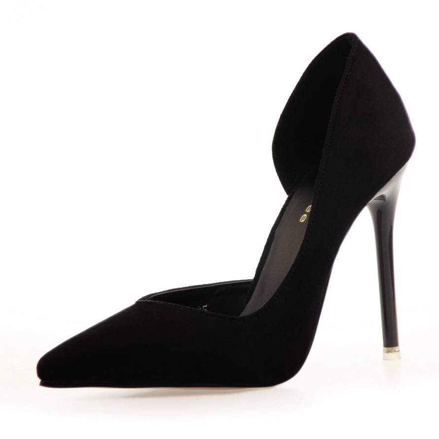 BEST PRICE Rabbit hair female buckle sandals high heel shoes