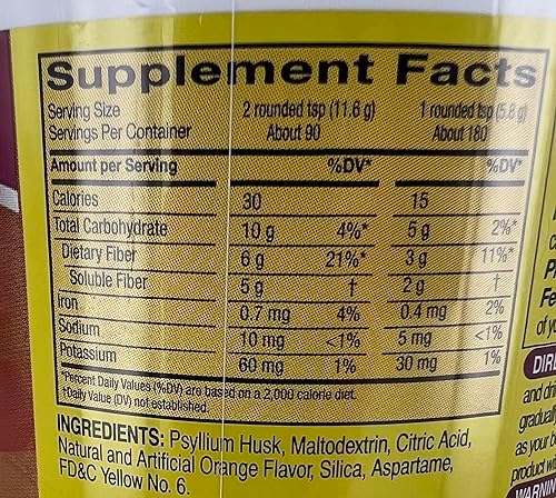 Kirkland Signature Sugar-Free Psyllium Fiber Supplement Powder, 360 DosesQ