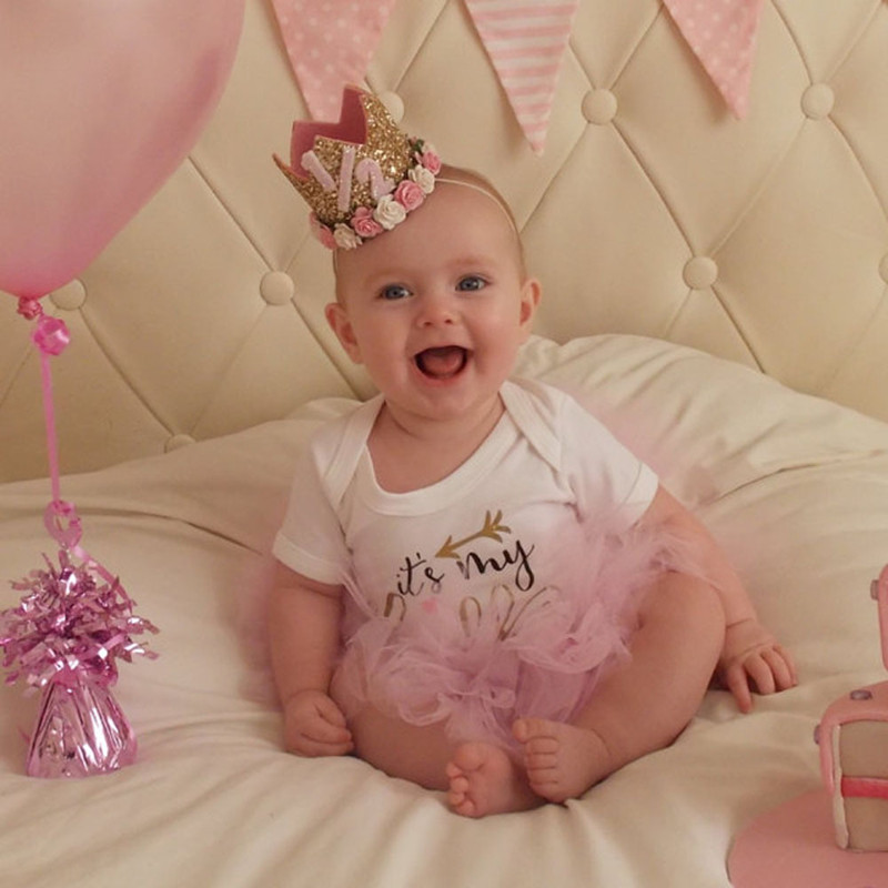 Europe and the United States new children flower crown hair with baby birthday party