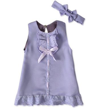 Summer two piece sleeveless bow skirt children's dress