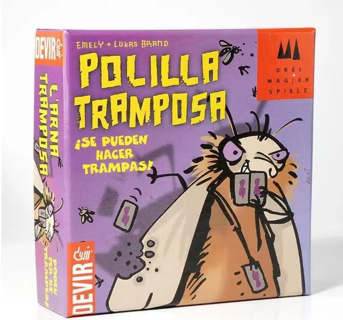 Mogel Motte Polilla Tramposa Card Game Devir-game Moth Cheate /Royal Xiaoqiang Cheating Moth Festive Event Party Favors Deck
