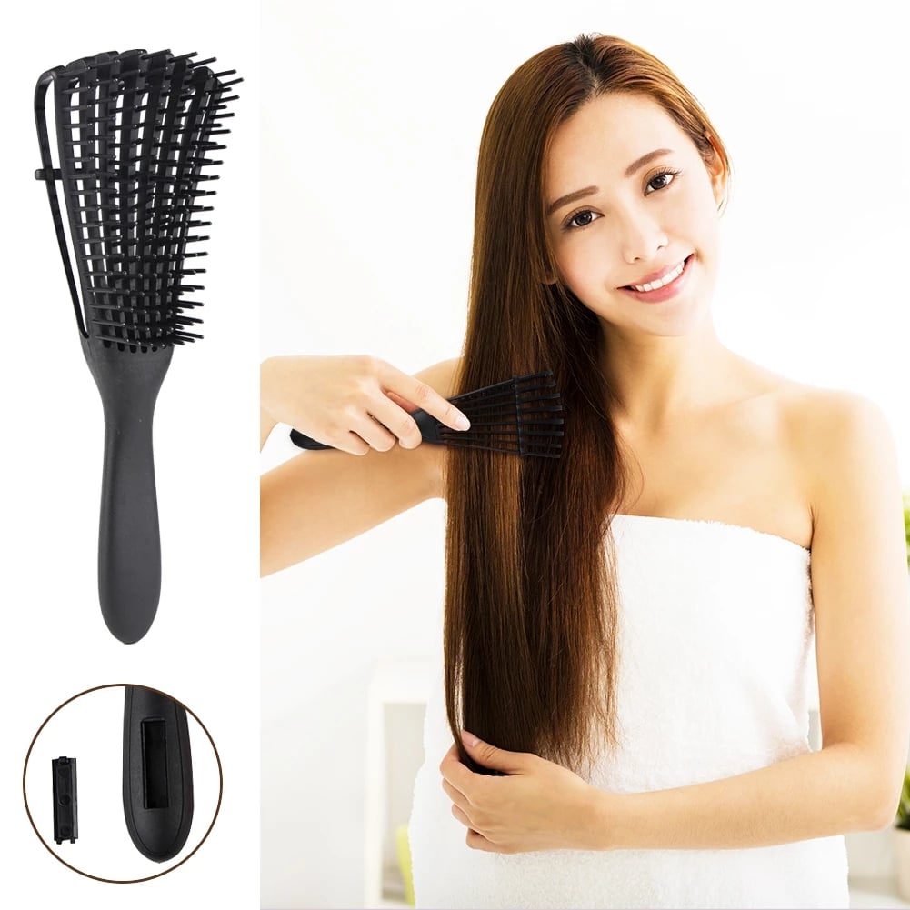 Detangling Plastic Hair Brush Scalp Massage Detangler Wet Curly Comb Women Health Care Reduce Fatigue hairbrush styling tools