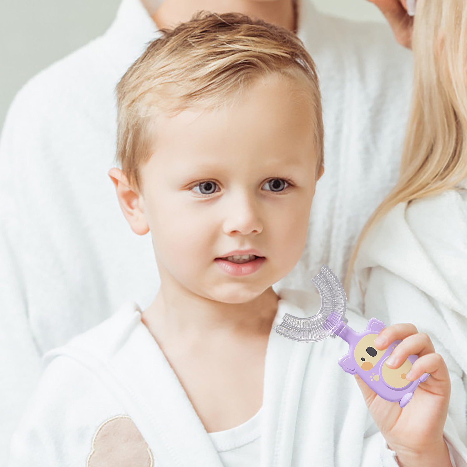 Children Toothbrush for Baby 360 Degrees U Shaped Silicone Tooth Brush Cartoon Baby Kids Dental Oral Care Training Toothbrushes