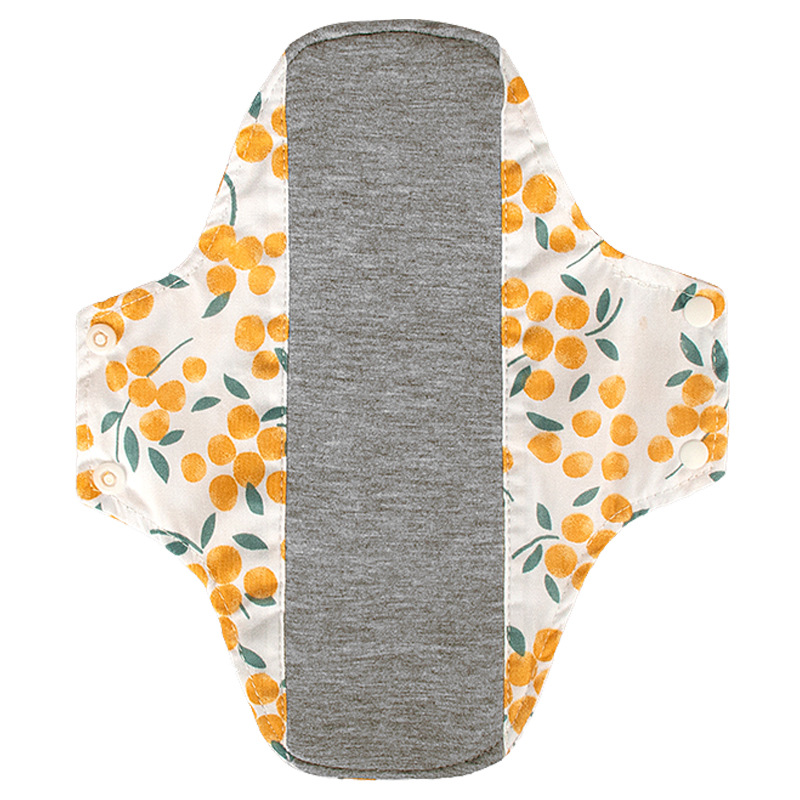 New 23cm graphene cotton cloth pad, washable menstrual pad, reusable antibacterial sanitary napkins