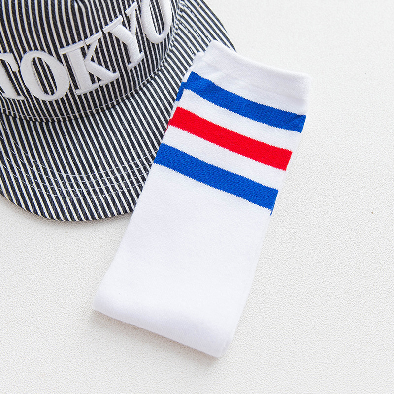 Kids Boys Girls Children Cotton School Students Fashion Casual Black White Grey Stockings Boy Girl Socks
