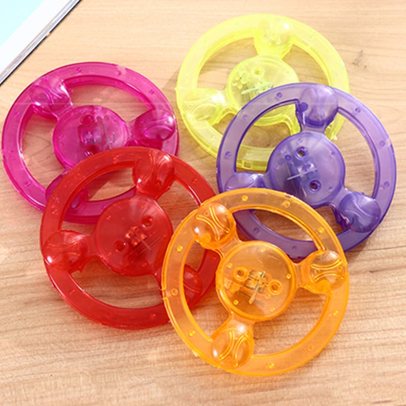 1pc Flash Pull Line Led Flywheel Hot Fire Wheel Glow Flywheel Whistle Creative Classic toys for Children Gift toy