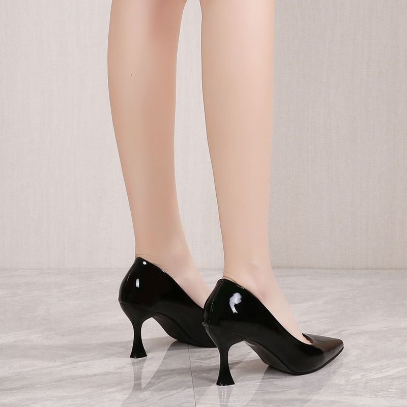 Women's Nude High Heels Pointed Versatile Sexy Fashion Pumps Comfort Elegant Women's Shoes