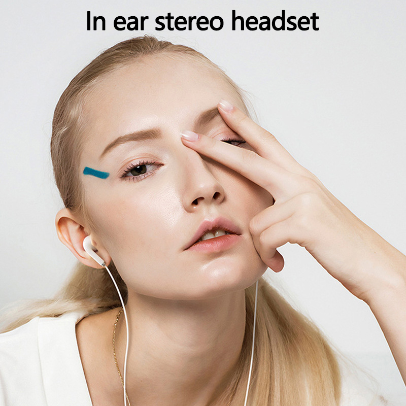 Earphone in-Ear through-Hole Universal in-Ear for Apple Huawei 3.5 Interface Headset