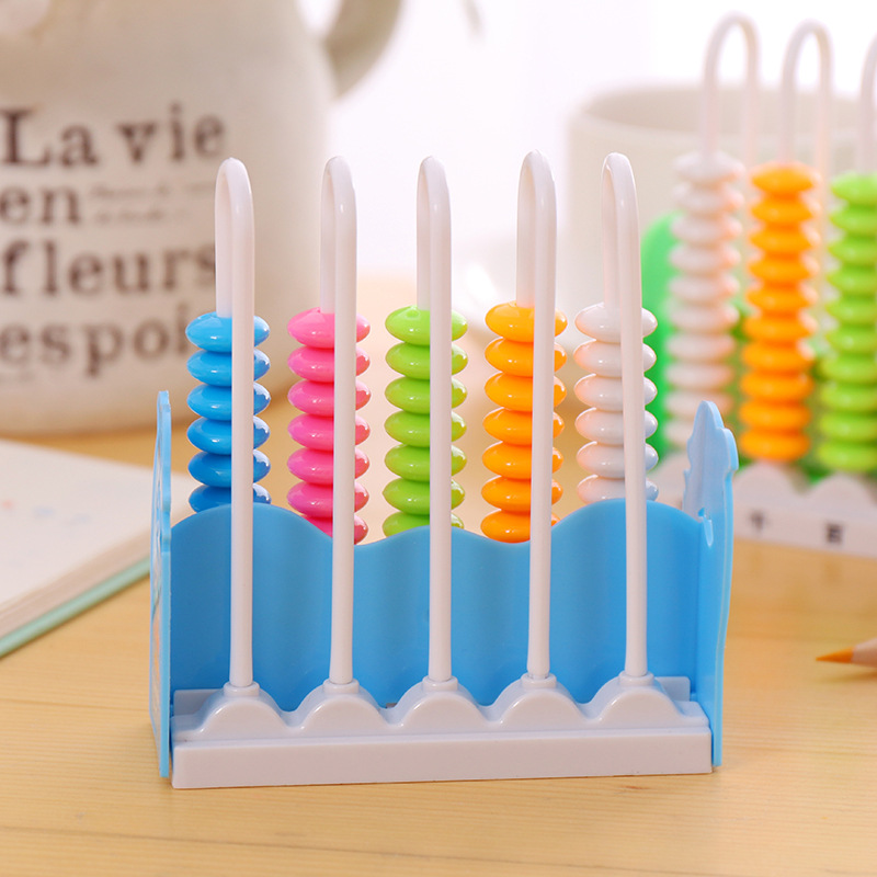 Abacus Soroban Beads Column School Learning Aid Tool Math Business Chinese Traditional Abacus Educational Toys